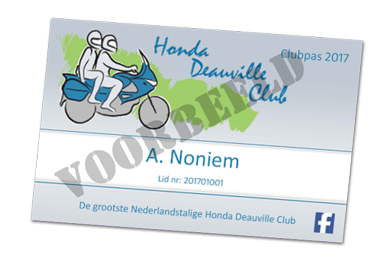Honda Deauville Clubpas